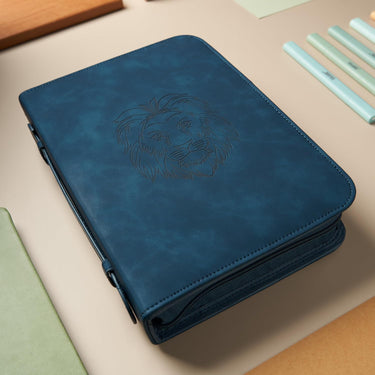 BLIEVE- Bible Cover Navy Lion - Blieve - (Store description)