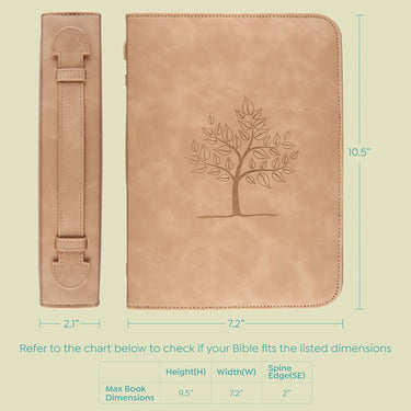 BLIEVE- Bible Cover Natural Tree - Blieve - (Store description)