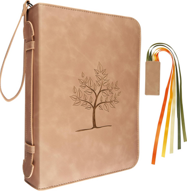 BLIEVE- Bible Cover Natural Tree