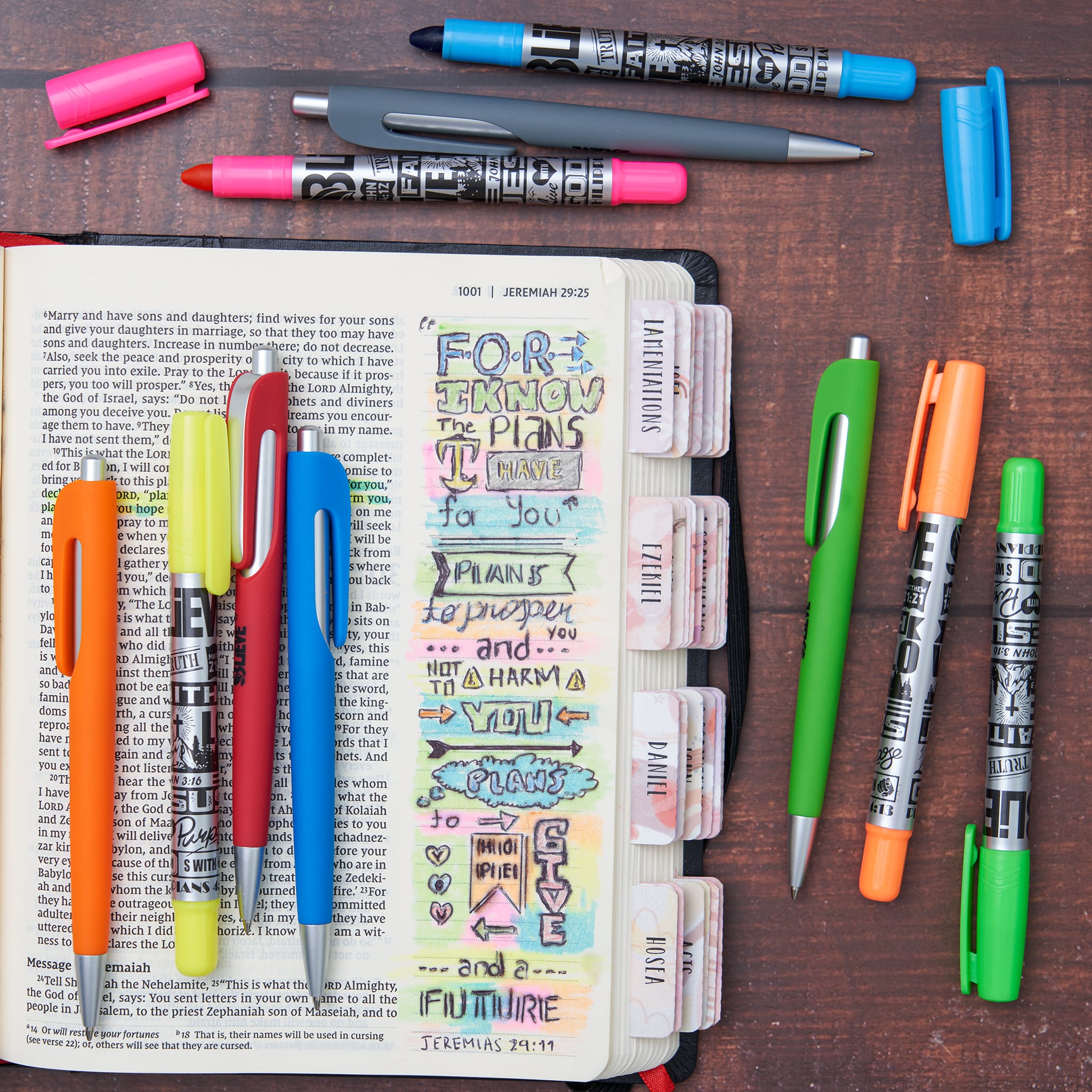 Bible Kit, Bible Journaling Supplies, Bible Journaling Kit, Highlighters  for B