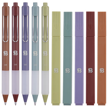 Highlighters and Pens - Earthy - Blieve