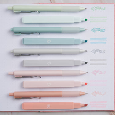 Highlighter Pens 8 Colors Aesthetic Highlighter Pen Set Eye